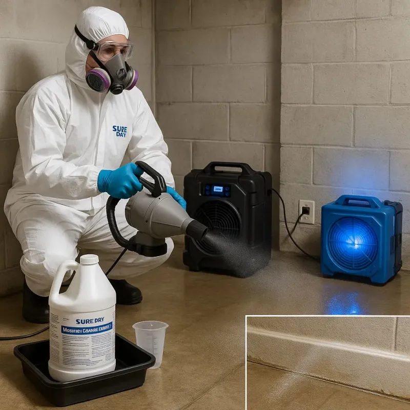 Sanitization and Odor Removal process in Silver Lake, OH