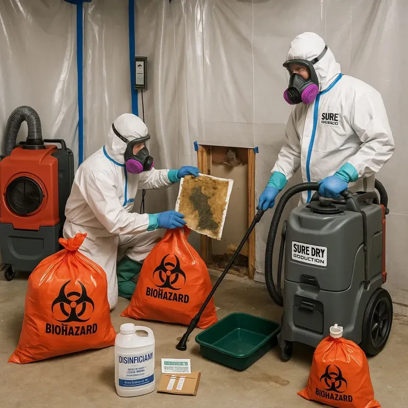 Contaminated Water Handling Protocols process in Silver Lake, OH
